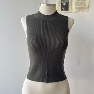 Brandy Melville dark green top